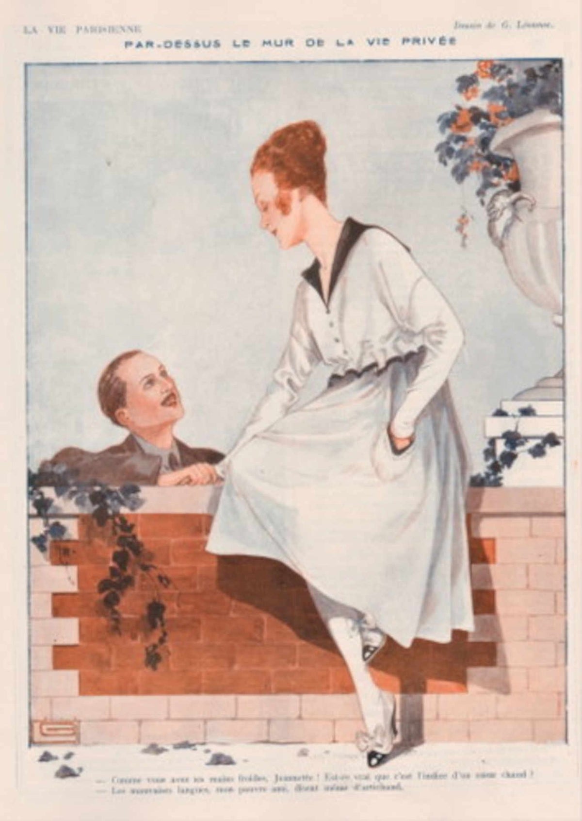 Parisienne Life Above La Vie Parisienne Vintage Retro Advert