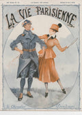 Parisienne Soldier Woman 2 La Vie Parisienne Vintage Retro Advert