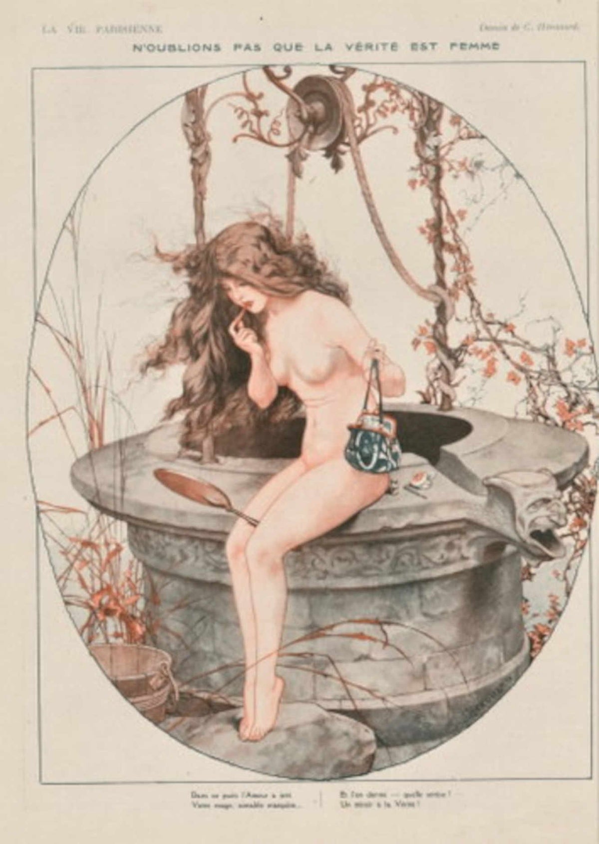 Parisienne Well Truth La Vie Parisienne Vintage Retro Advert