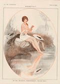 Parisienne Woman Shoe La Vie Parisienne Vintage Retro Advert