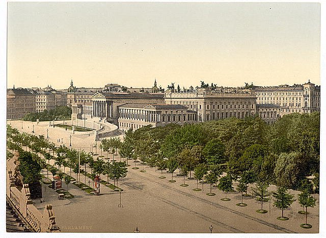 Parliament Vienna Vintage A4 Photo Print