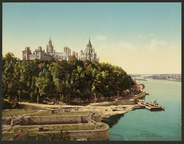 Parliament buildings Ottawa 2 Vintage A4 Photo Print