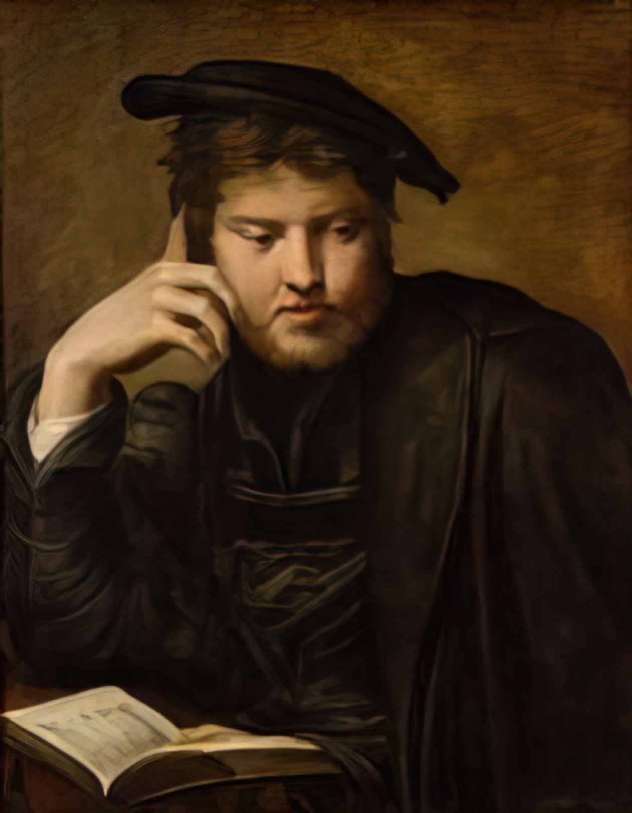 Parmigianino man with a book 1526 Art A4 Photo Print