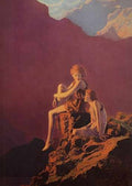 Parrish Maxfield Contentment 1927 A4 Photo Print