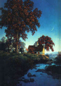 Parrish Maxfield New Moon 1958 2 A4 Photo Print