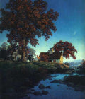 Parrish Maxfield New Moon 1958 A4 Photo Print