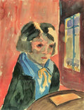 Parrot Girl Sonia Gramatte Walter Gramatte Expressionism A4 Photo Print