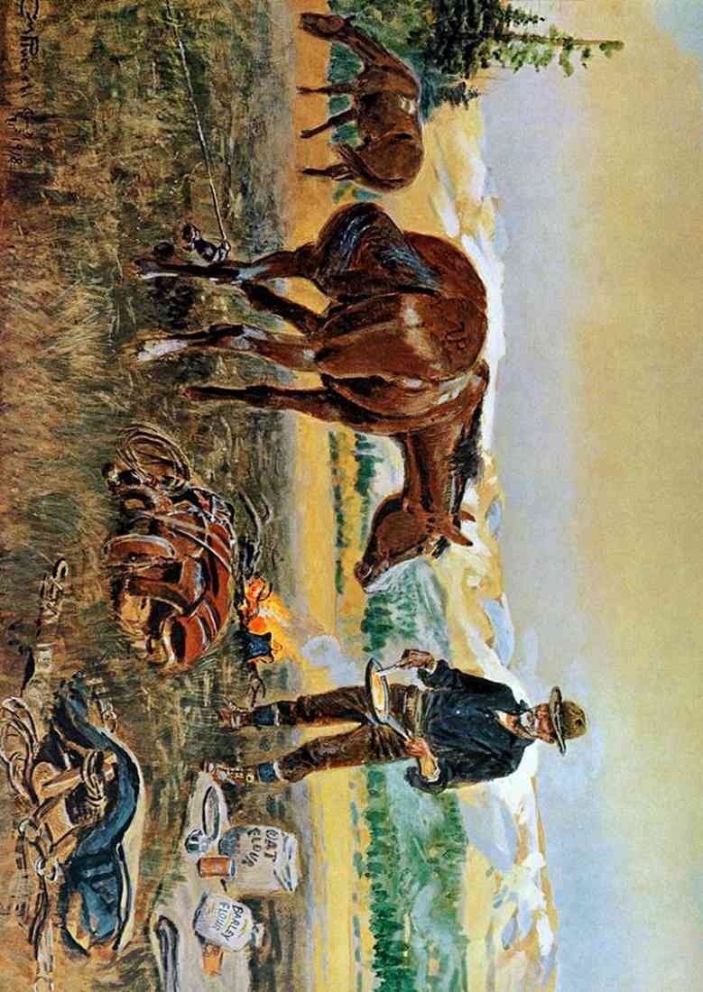 Partners Charles M Russell crop A4 Photo Print