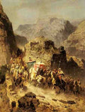 Pasini Alberto An Arab Caravan A4 Photo Print