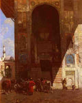 Pasini Alberto Halte A La Mosquee A4 Photo Print