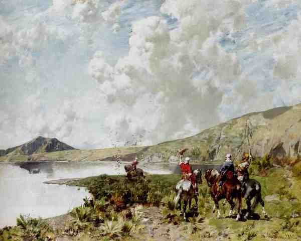 Pasini Alberto The Falconers A4 Photo Print