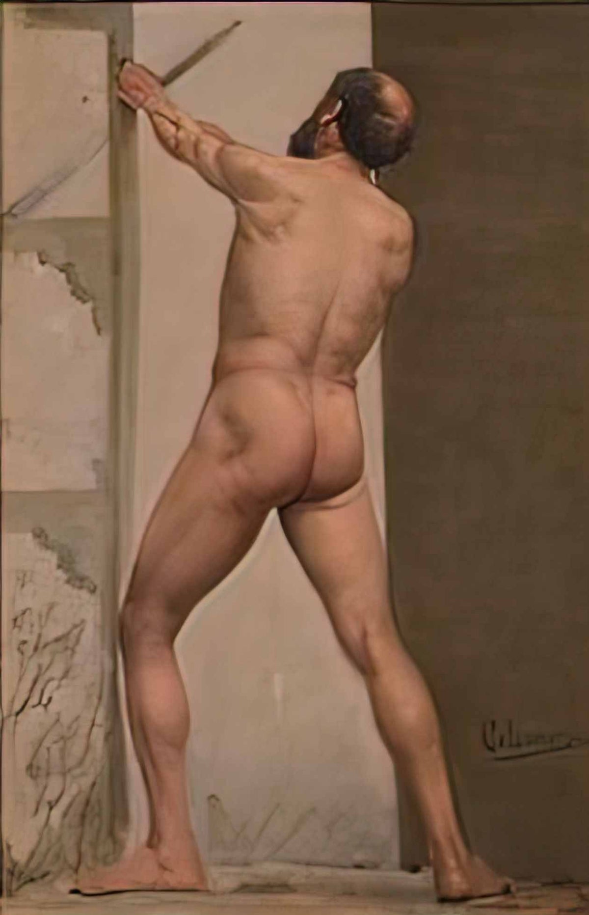 Pasquale Celommi pasquale celommi nudo virile celommip 86 Art A4 Photo Print