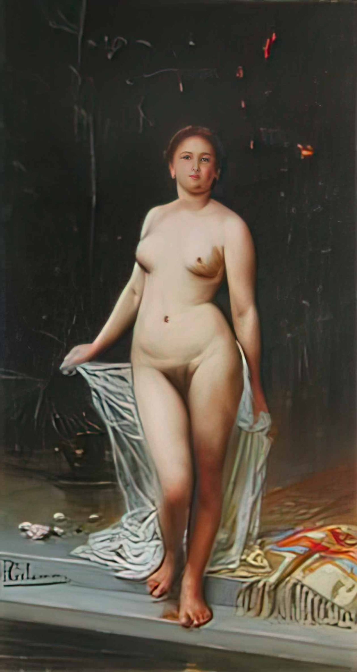 Pasquale Celommi pasquale celommi odalisca al bagno Art A4 Photo Print