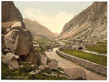 Pass I Llanberis Vintage A4 Photo Print
