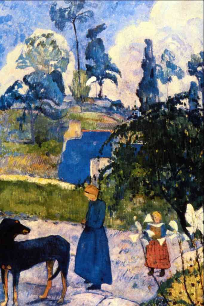 Passage De Bretagne Gauguin Impressionism A4 Photo Print