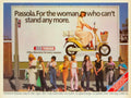 Passola Scooter Woman 1970s Vintage Retro Advert