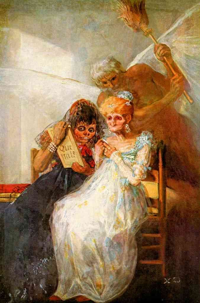 Past And Present Then And Now Goya A4 Photo Print