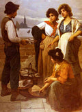 Pastega Luigi The Fish Seller Art A4 Photo Print