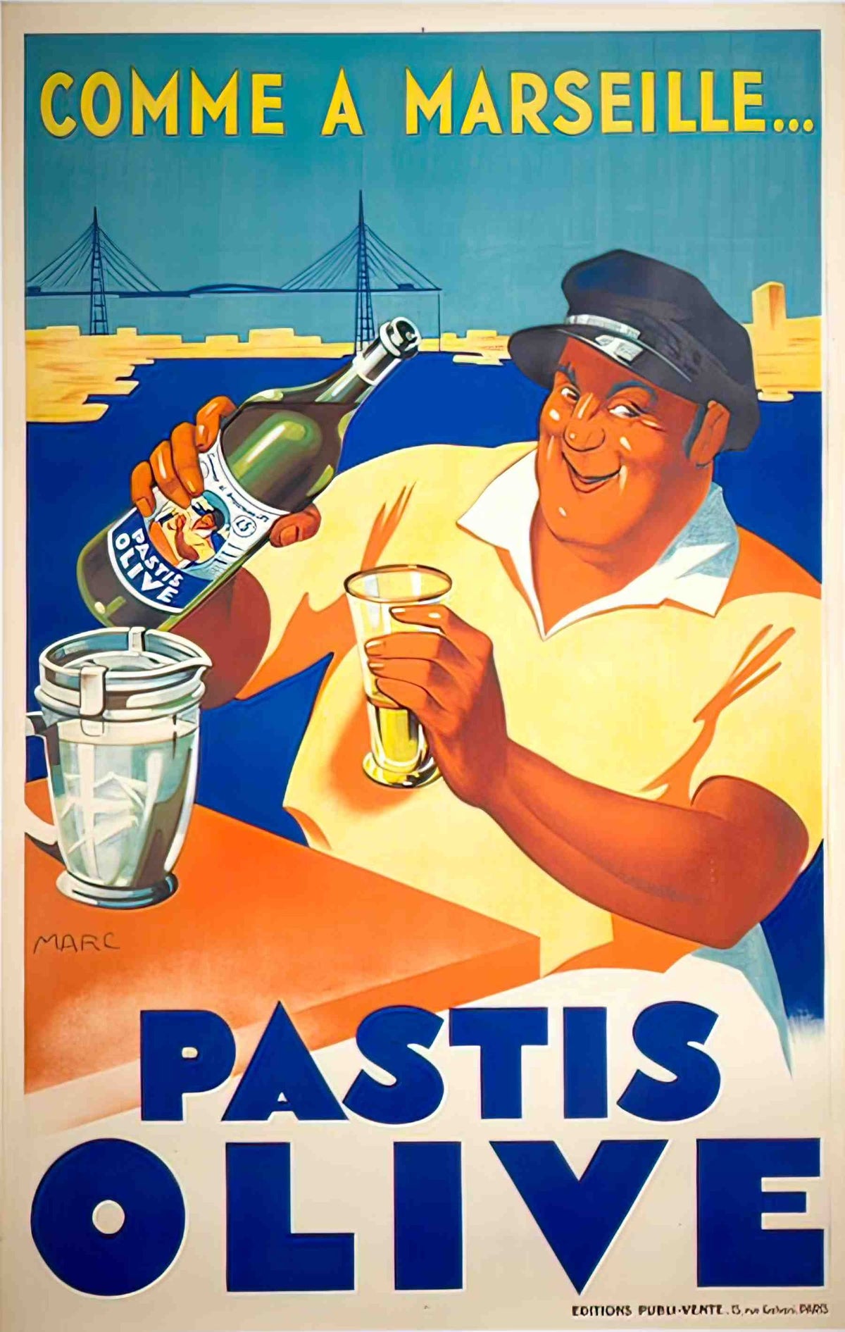 Pastis Advert A4 Photo Print