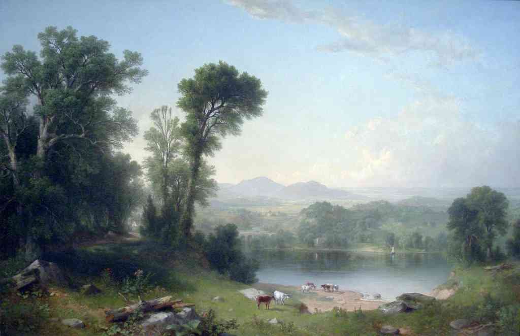 Pastoral Landscape Asher Brown Durand A4 Photo Print