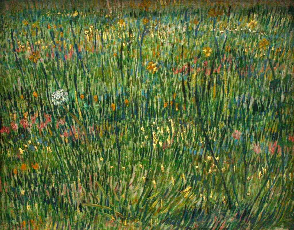 Patch Of Grass Van Gogh A4 Photo Print
