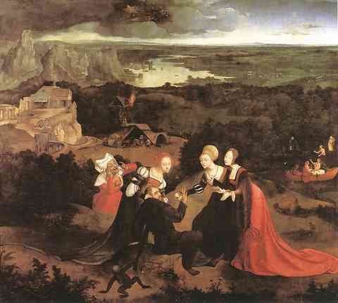 Patenier Joachim Temptation Of St Anthony A4 Photo Print