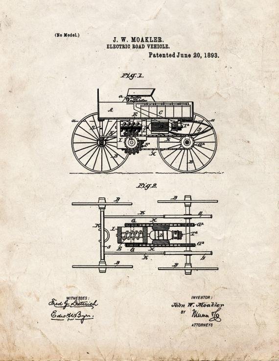 Patent Blueprint 1000 1 12 A4 Photo Print