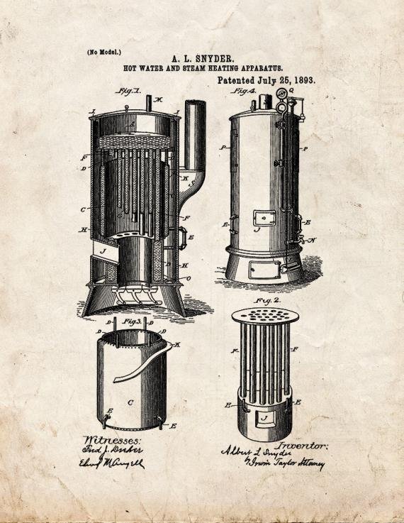 Patent Blueprint 1005 1 12 A4 Photo Print