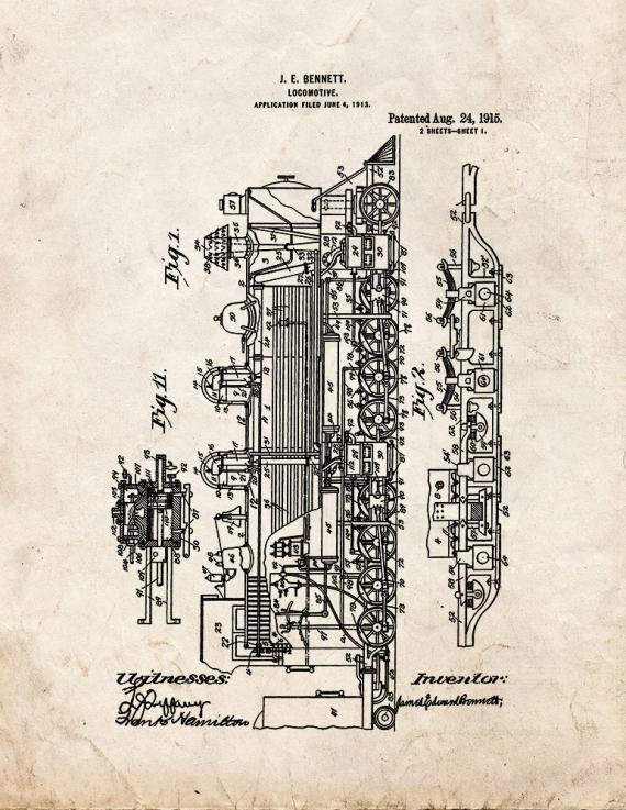 Patent Blueprint 101 1 12 A4 Photo Print