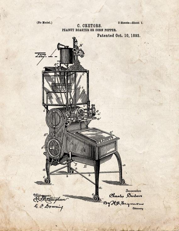 Patent Blueprint 1015 1 12 A4 Photo Print