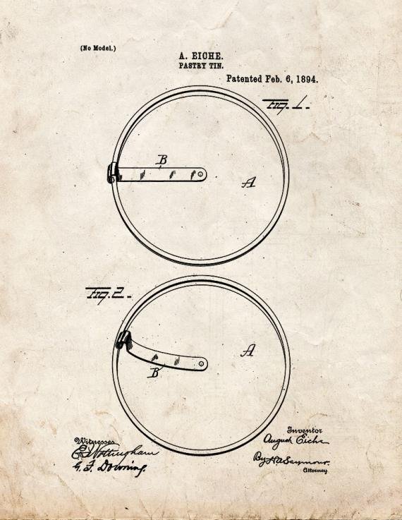 Patent Blueprint 1018 1 12 A4 Photo Print