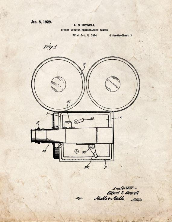 Patent Blueprint 102 1 12 A4 Photo Print