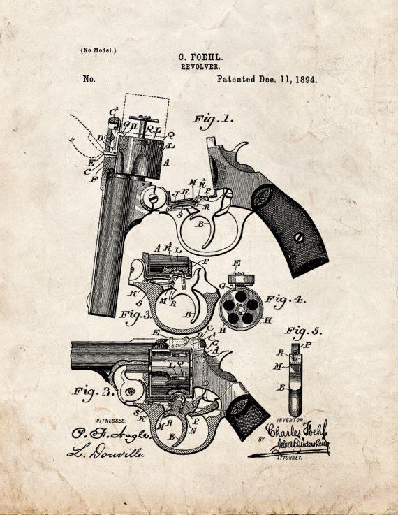 Patent Blueprint 1024 1 12 A4 Photo Print