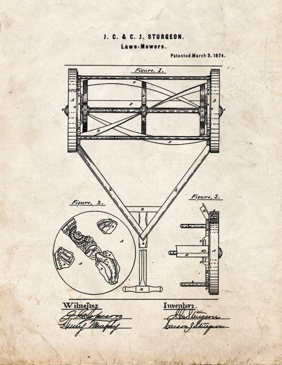 Patent Blueprint 1033 1 12 A4 Photo Print