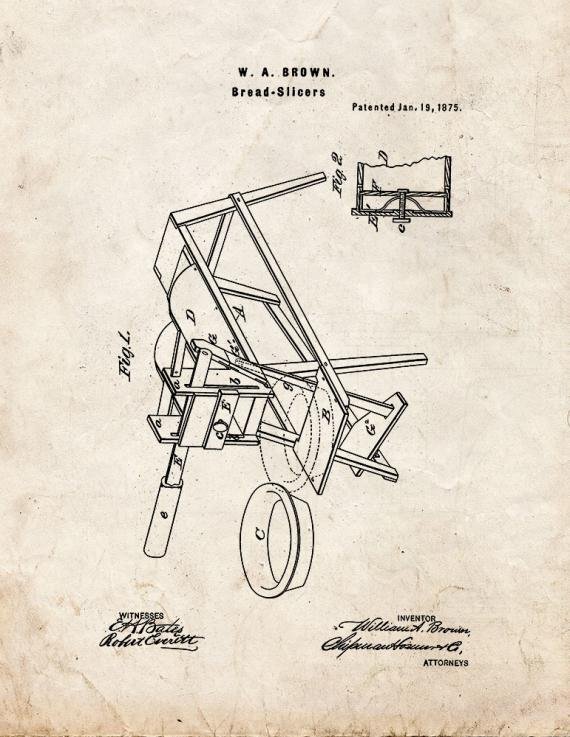 Patent Blueprint 1037 1 12 A4 Photo Print