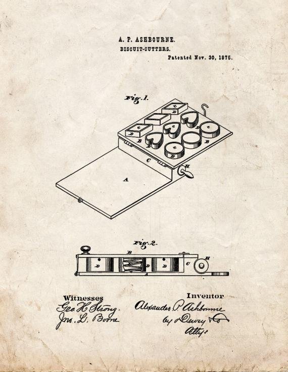 Patent Blueprint 1042 1 12 A4 Photo Print