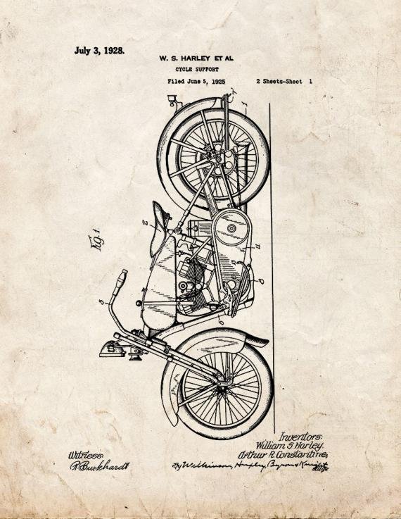 Patent Blueprint 105 1 12 A4 Photo Print