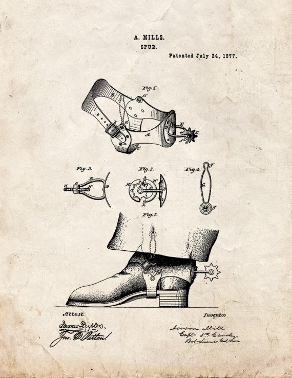 Patent Blueprint 1052 1 12 A4 Photo Print