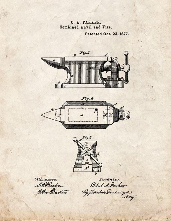 Patent Blueprint 1053 1 12 A4 Photo Print
