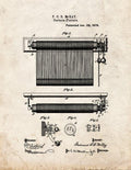 Patent Blueprint 1054 1 12 A4 Photo Print