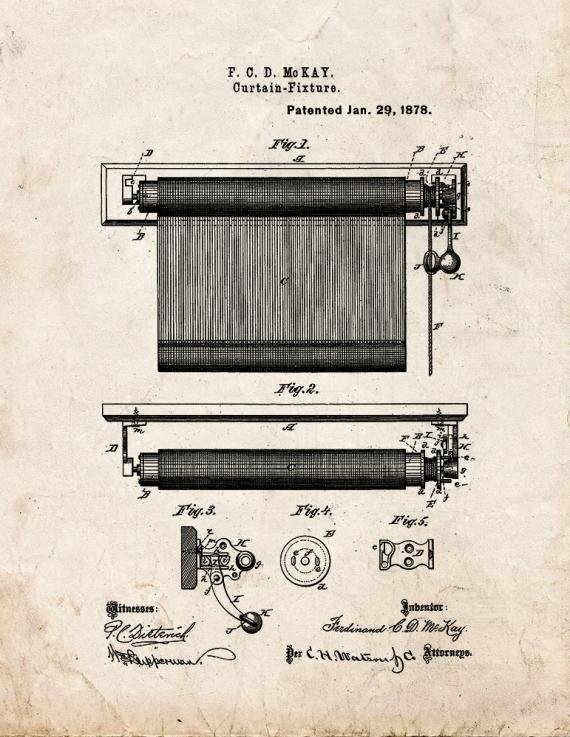 Patent Blueprint 1054 1 12 A4 Photo Print