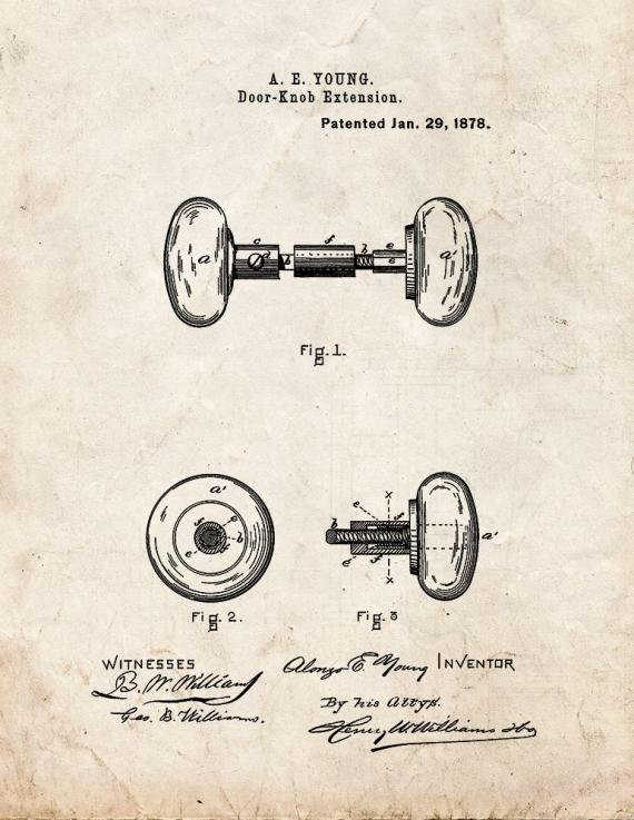 Patent Blueprint 1055 1 12 A4 Photo Print