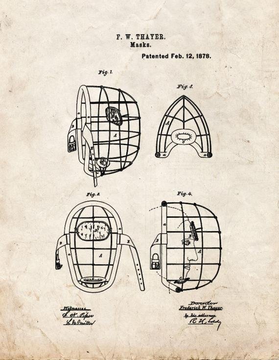 Patent Blueprint 1059 1 12 A4 Photo Print
