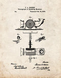 Patent Blueprint 1060 1 12 A4 Photo Print