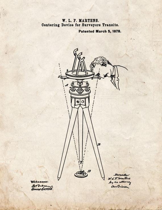 Patent Blueprint 1061 1 12 A4 Photo Print