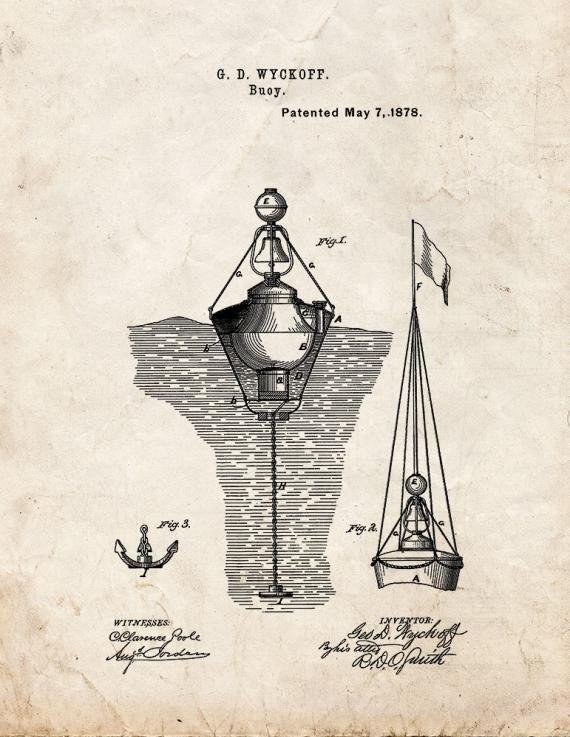 Patent Blueprint 1062 1 12 A4 Photo Print