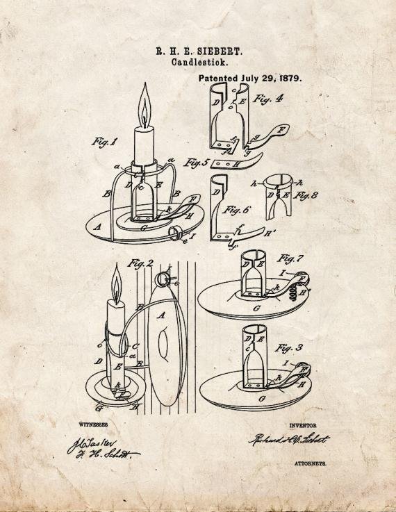 Patent Blueprint 1066 1 12 A4 Photo Print