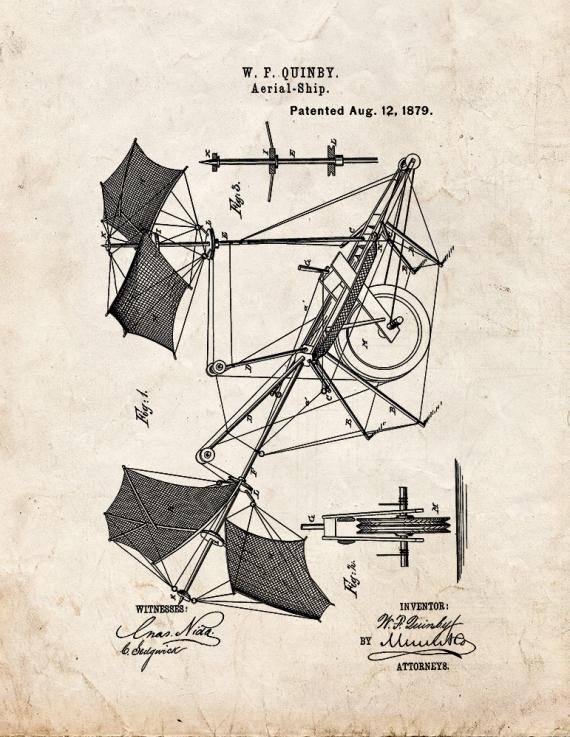 Patent Blueprint 1067 1 12 A4 Photo Print