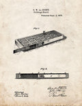 Patent Blueprint 1068 1 12 A4 Photo Print