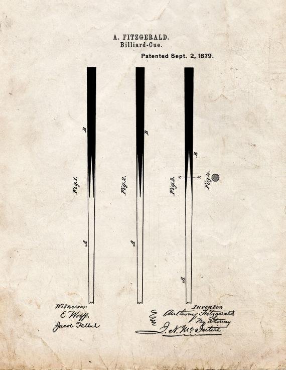 Patent Blueprint 1069 1 12 A4 Photo Print